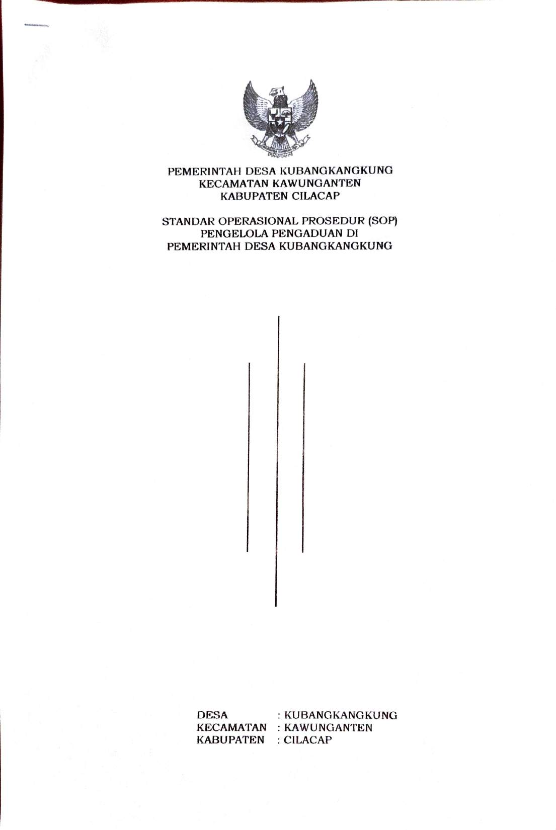 SOP Pengelolaan Pengaduan